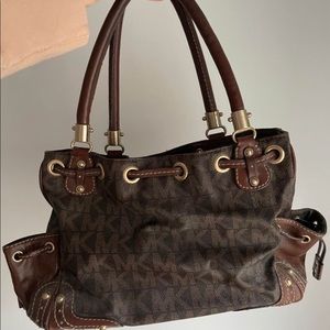 Michael Kors Drawstring, Side Pocket Purse